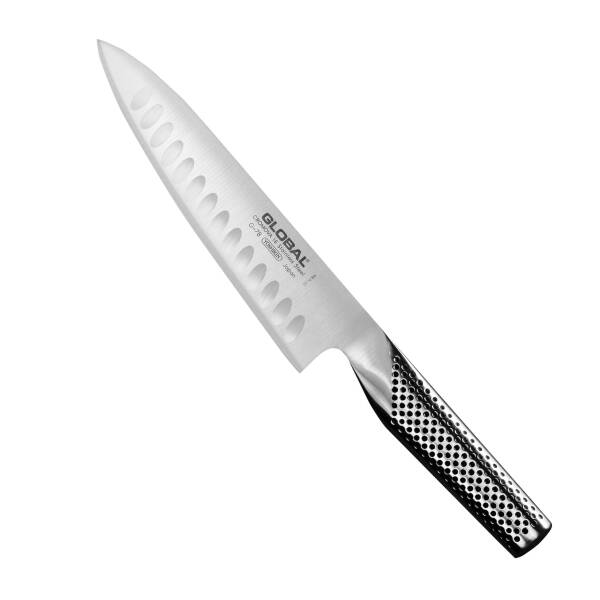 Nóż Szefa kuchni żłobiony 18 cm | Global G-78