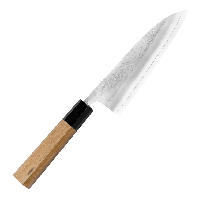 Yoshikane SKD11/SS Nashiji Nóż Santoku 16,5 cm