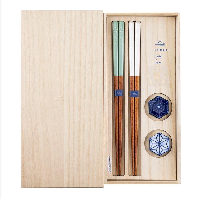 Zestaw Japońskich Pałeczki do sushi Kawai - Kurabi Toka