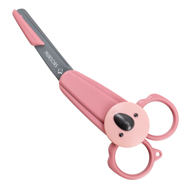 Nożyczki Nurse Koala Bungee 140 mm Różowe Silky NS-140SKP