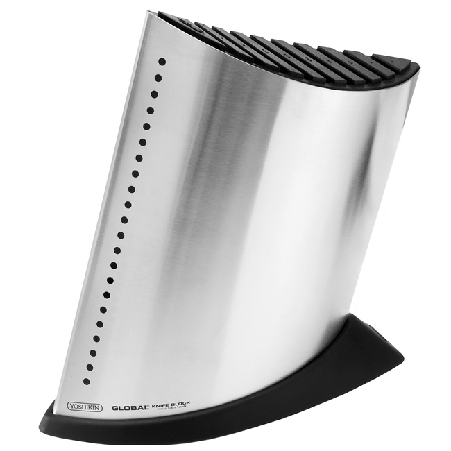 Blok na 14 noży w kształcie żaglowca – stalowy | Global GKB-51