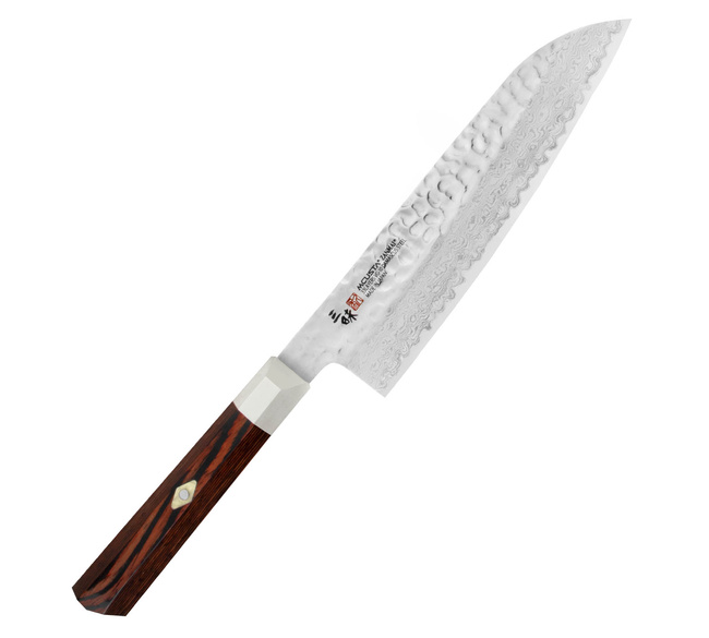 Mcusta Zanmai Supreme Hammered VG-10 Nóż Santoku 18 cm