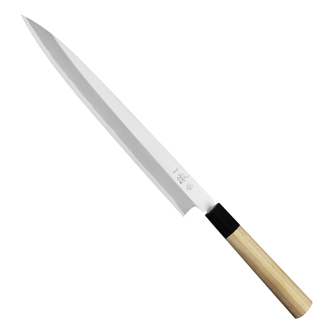 Ittetsu Forge Shirogami#2 Nóż Yanagiba 27 cm Leworęczny
