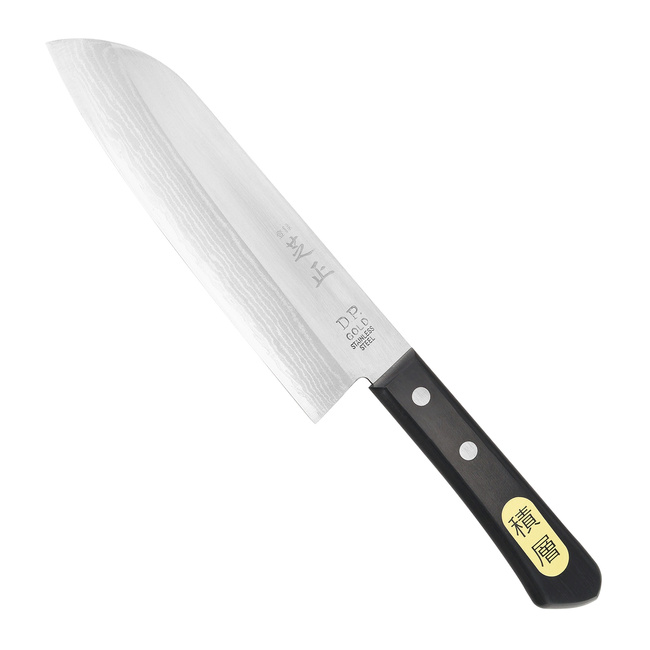 Shibamasa VG-5 Damascus Nóż Santoku 16,5 cm