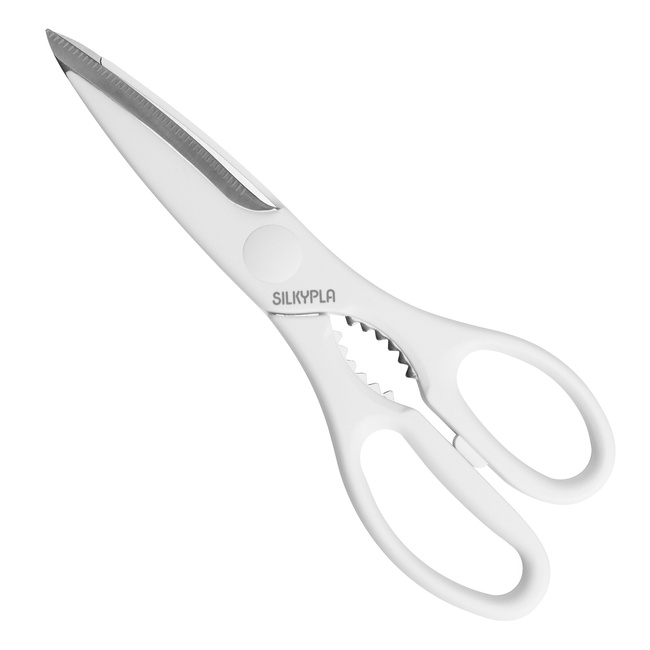 Nożyczki Kuchenne 220 mm Białe Silky KSP-220W