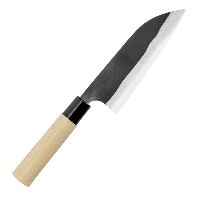 Kajibe Shirogami#2/Iron Nóż Santoku 15 cm