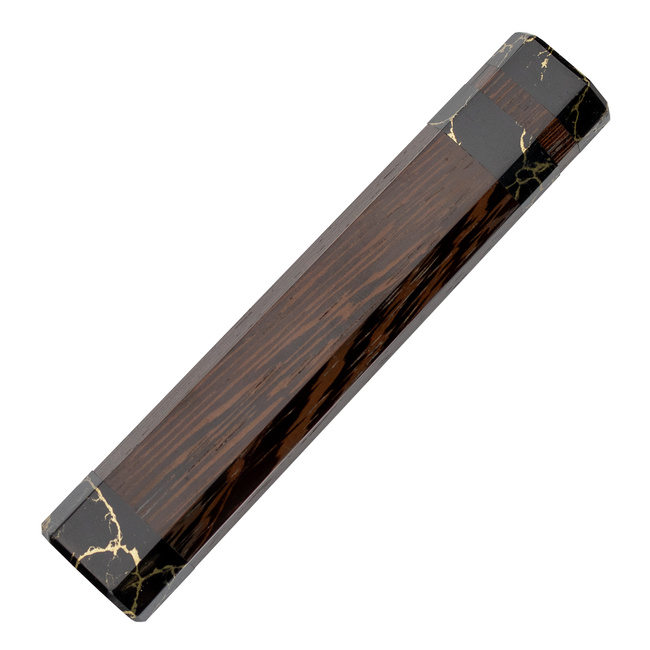 Japońska Rękojeść Oktagonalna Wasabi Black/Gold 13 cm