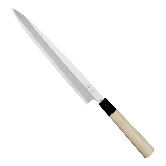 Ittetsu Forge Shirogami#2 Nóż Yanagiba 24 cm Leworęczny