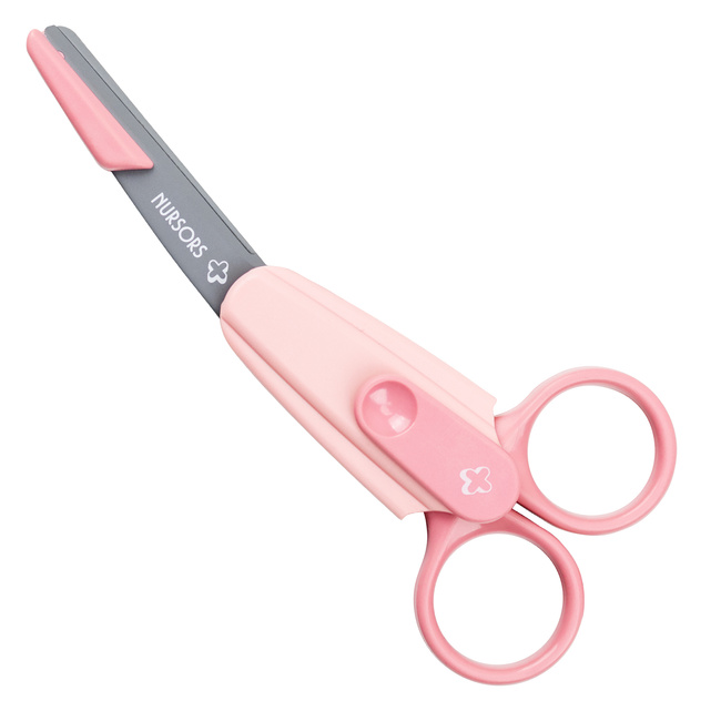 Nożyczki Nurse Normal Bungee 140 mm Różowe Silky NS-140SNP