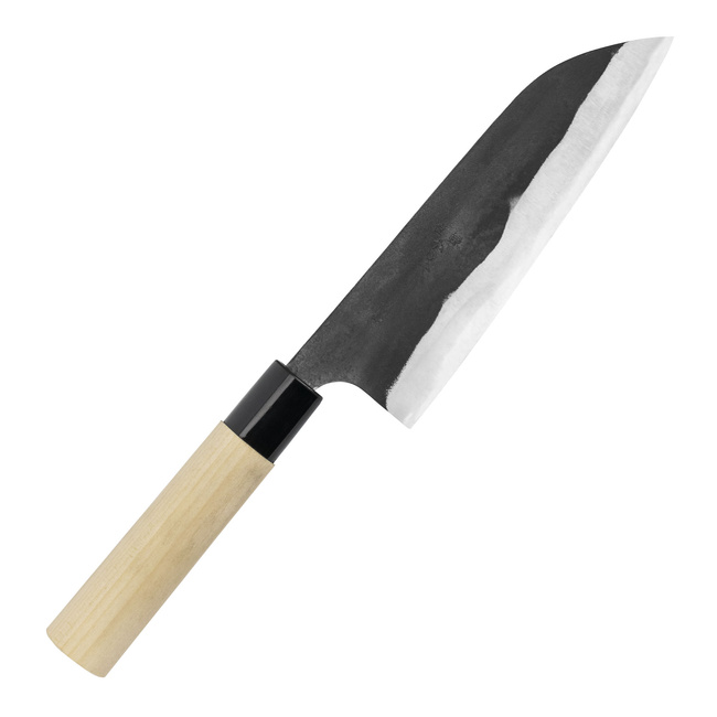 Kajibe Shirogami#2/Iron Nóż Santoku 16,5 cm