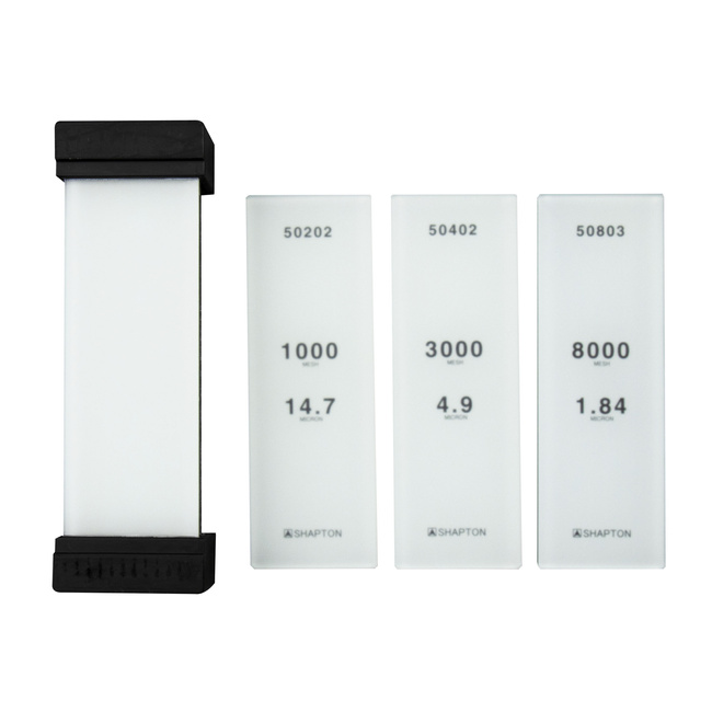 Shapton Glass Zestaw kamieni do ostrzenia #1000/3000/8000