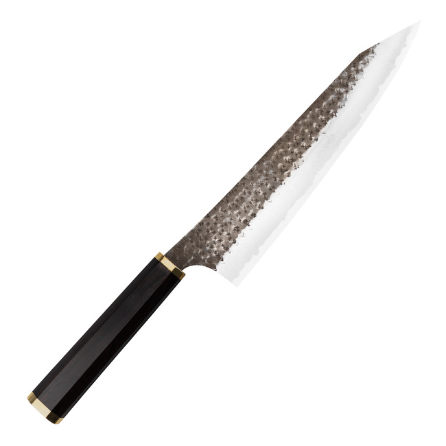 Yu Kurosaki Kokusen Brass Aogami Super/SS Nóż Szefa kuchni 21 cm