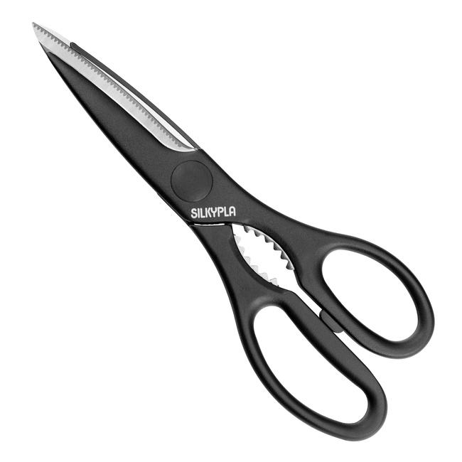 Nożyczki Kuchenne 220 mm Czarne Silky KSP-220B