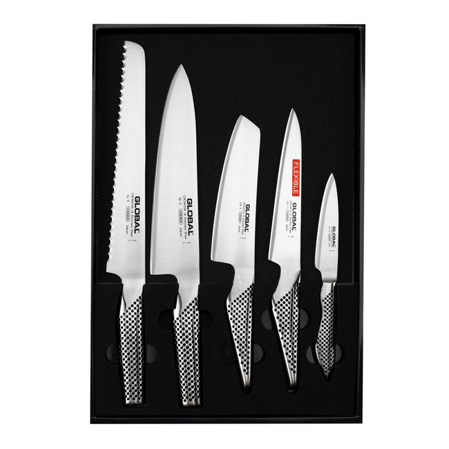 Zestaw 5 noży kuchennych Global 