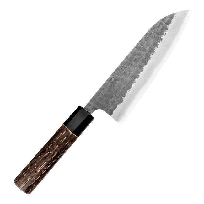 Chozaburo Wakui Shirogami#2/SS Nóż Santoku 17 cm