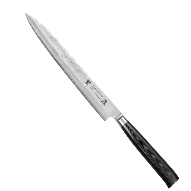 Tamahagane Tsubame Black VG-5 Nóż Sujihiki 24 cm