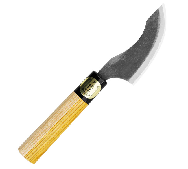 Matoshiku Keyaki Aogami#2 Nóż Kawahagi 9 cm