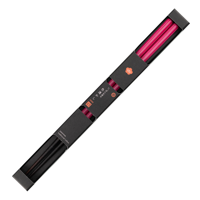 Japońskie Pałeczki do sushi Kawai - Isosukashi Botaniro Hot Pink